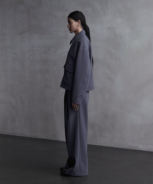 「CALLNE」 スラックス M ブラック メンズ_画像3