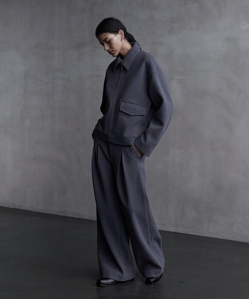 「CALLNE」 スラックス M ブラック メンズ_画像8