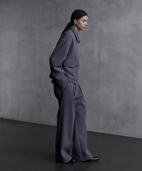 「CALLNE」 スラックス M ブラック メンズ_画像9