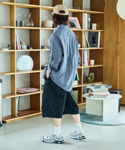 FREAK'S STORE パンツ 限定展開 ルーズフィット ツイル タック
