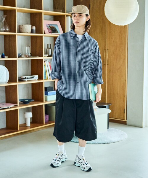 BEAUTY＆YOUTH ツイル タック ショーツ BEAUTY&YOUTH UNITED ARROWS（ビューティーアンドユース