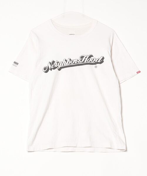 NEIGHBORHOOD Tシャツ・カットソー 白 3301324O0019 NEIGHBORHOOD 「NEIGHBORHOOD」 半袖Tシャツ - ホワイト メンズ