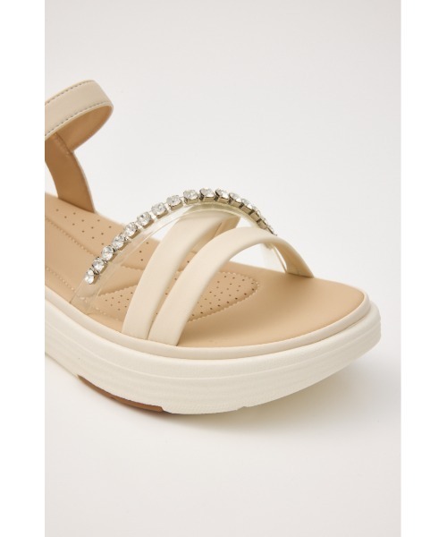 セール(SALE)開催中！ファッション通販 STACCATO ビジューコンビソフティーコンフォート サンダル 靴