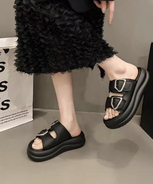 バックル2ベルト サンダル20↑ バックル2ベルト サンダル20↑