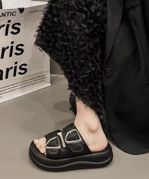 バックル2ベルト サンダル20↑ UNITED ARROWS LTD. OUTLET｜バックル2ベルト サンダル20