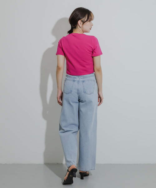 [SENSE OF PLACE by URBAN RESEARCH] обработка Denim брюки MEDIUM голубой женский 
