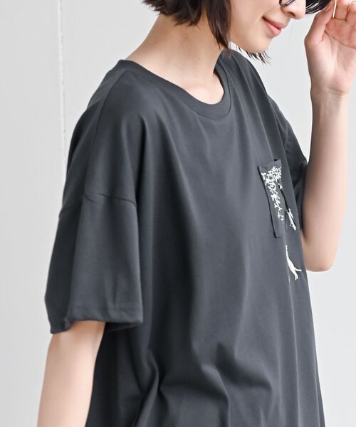 tシャツ 「追加」手洗い可 / 裾ドロストロンTEE レディース ボーダー ストレッチ ロンT レディース 長袖 カットソー tシャツ