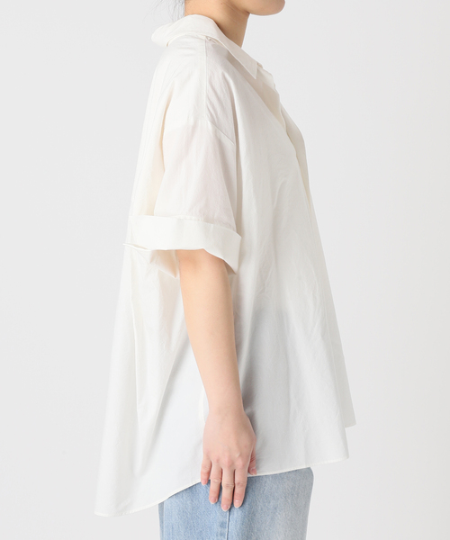plage ブラウス シャツ R'IAM バルーンハーフスリーブシャツ