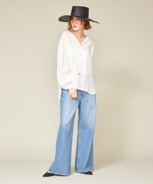 【別注】＜upper hights for conte＞ 別注】＜upper hights for conte＞タックデニムパンツ UN