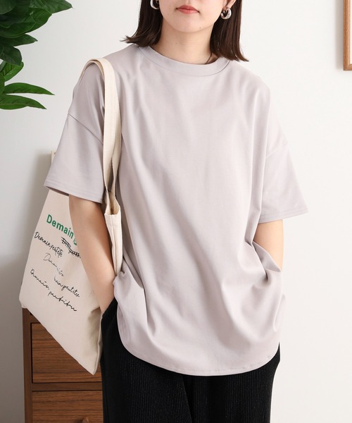 tシャツ A.N.L バックライン配色カットソー レディース