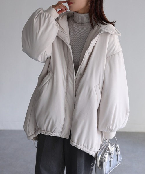 「Riberry」 コート MEDIUM オフホワイト レディース_画像3