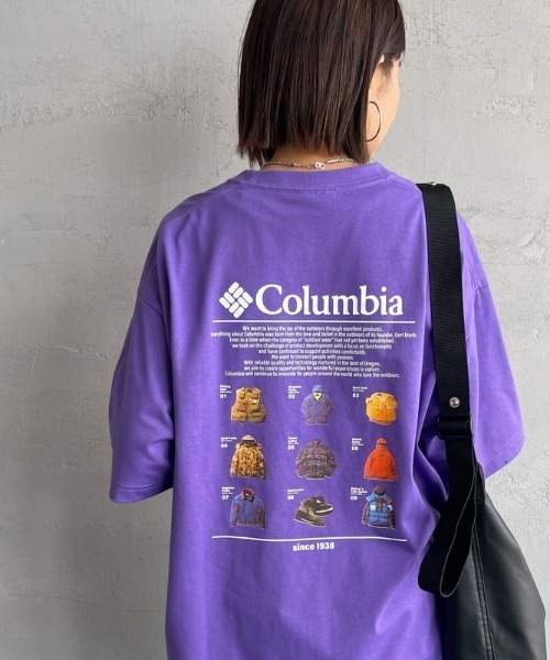 tシャツ 「WEB限定」「Columbia/コロンビア」  FORT MORNING グラフィックバックプリントTシャツ レディース メンズ WEB限定】[Columbia/コロンビア] FORT MORNING グラフィック