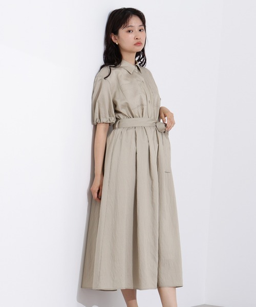 ワンピース n N.Natural Beauty Basic ワンピース ストライプシャツワンピース