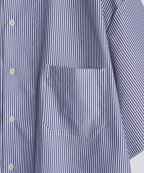 フューズ（FUSE）/4WAYサッカーストライプシャツ FUSE（フューズ） シャツ 4WAYサッカーストライプシャツ「ストレッチ