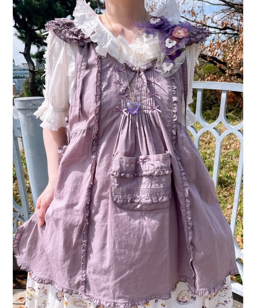 PINK HOUSE ネックレス ハートラメモチーフネックレス