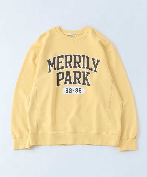 「BAYFLOW」 スウェットカットソー MEDIUM ネイビー メンズ