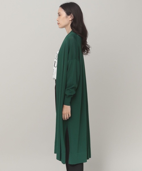 「Elura」 カーディガン LARGE グレイッシュベージュ レディース