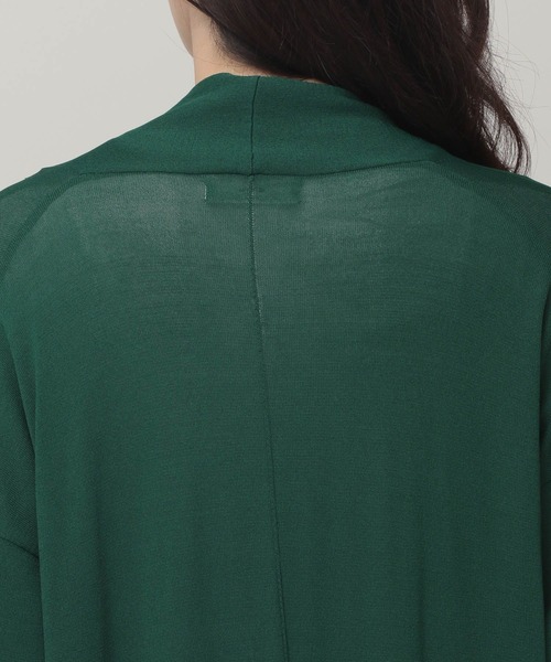 「Elura」 カーディガン LARGE グレイッシュベージュ レディース