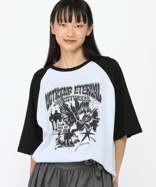 tシャツ 「UNISEX」SAINTPAIN／PIGEONラグランT レディース メンズ tシャツ 「UNISEX」SAINTPAIN／PIGEONラグランT レディース