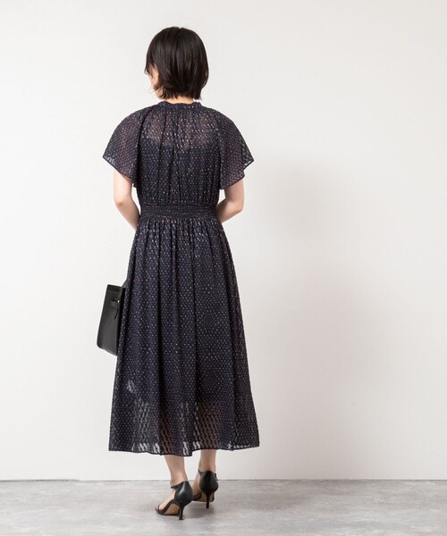 shu-NOLLEY'S sophiワンピ セール】ウォッシャブルくずしドットプリントワンピース