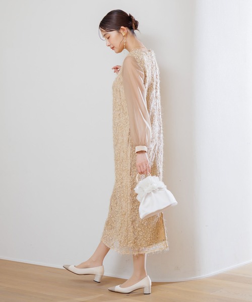 kaene（カエン） ドレス 「kaene」スパンコールヤーンドレス/結婚式