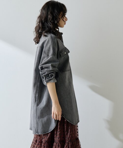 Whim Gazette（ウィム ガゼット） ブラウス シャツ コットンヘンプ