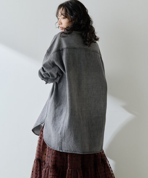 Whim Gazette（ウィム ガゼット） ブラウス シャツ コットンヘンプ