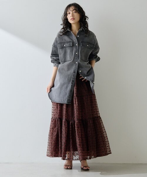 Whim Gazette（ウィム ガゼット） ブラウス シャツ コットンヘンプ