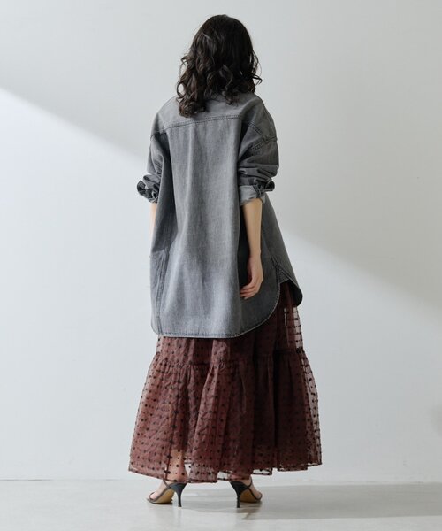 Whim Gazette（ウィム ガゼット） ブラウス シャツ コットンヘンプ