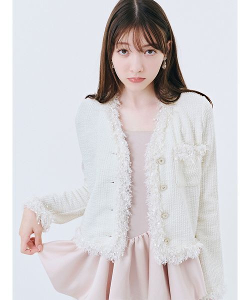 LILY BROWN（リリーブラウン） ジャケット ノーカラージャケット