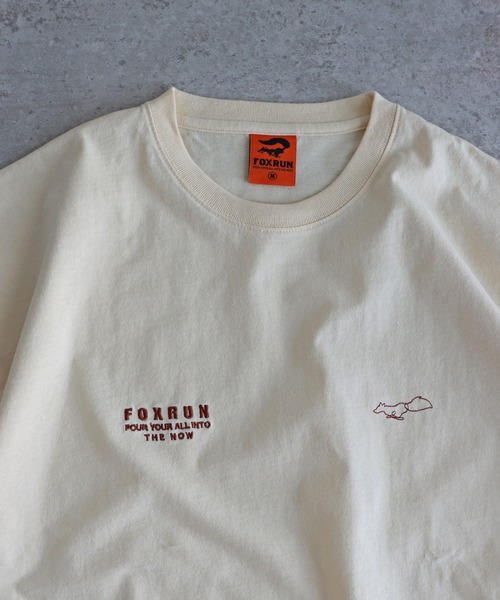 「COURO」 「FOXRUN」半袖Tシャツ M ネイビー レディース