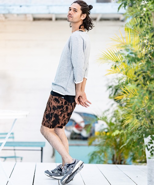 「CAMBIO」 7分袖Tシャツ L グレー メンズ
