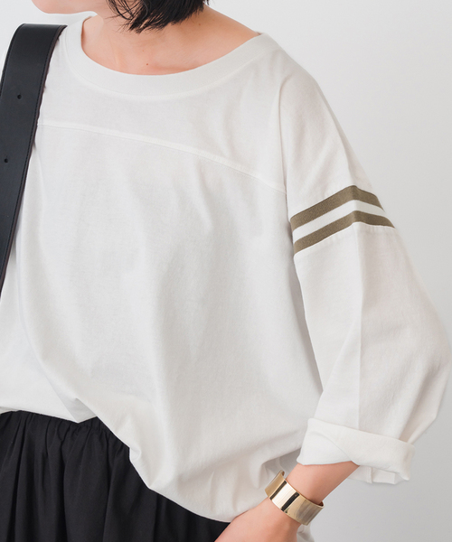 tシャツ フットボールL/S レディース