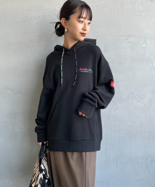 【美品】 マンハッタンポーテージ別注 バックフォトプリントパーカー MANHATTAN PORTAGE/マンハッタンポーテージ] 別注 バックフォト