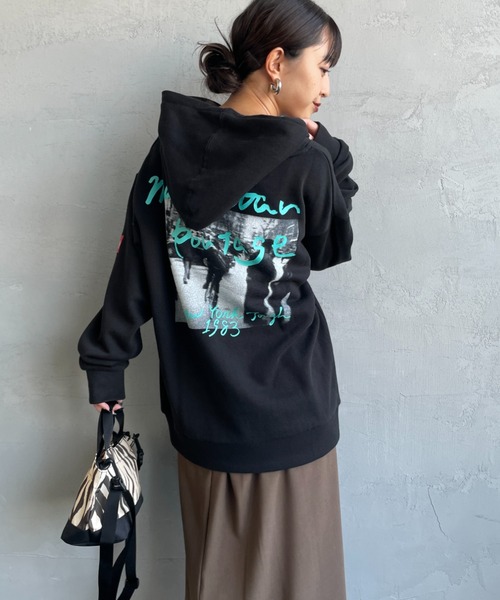 【美品】 マンハッタンポーテージ別注 バックフォトプリントパーカー MANHATTAN PORTAGE/マンハッタンポーテージ] 別注 バックフォト
