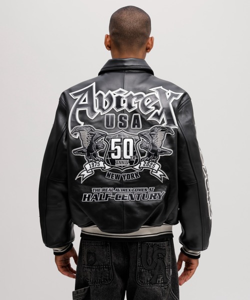 AVIREX スタジャン 「50th Anniversary」GRAPHIC VARSITY