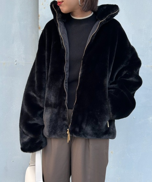 TATRAS BARBRA ブラックファーコート FREAK'S STORE（フリークスストア）の「TATRAS/タトラス BARBRA