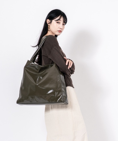 ACOC トートバッグ 大きめ 「ACOC/アコック」エナメル トートバッグ
