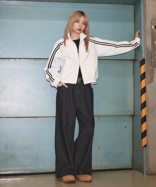 MSG リバーシブルトラックジャケット、ストライプ柄 ジップアップジャケット reversible track jacket リバーシブルトラックジャケット J0284
