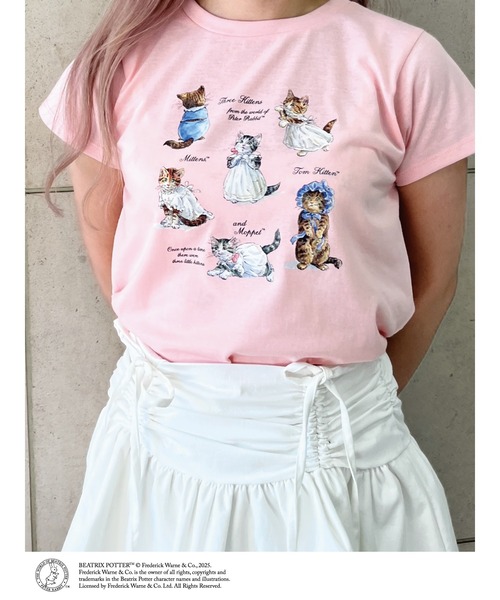 MORE self LOVE tシャツ 半袖 「Peter Rabbit（TM)」MITTENS TOM