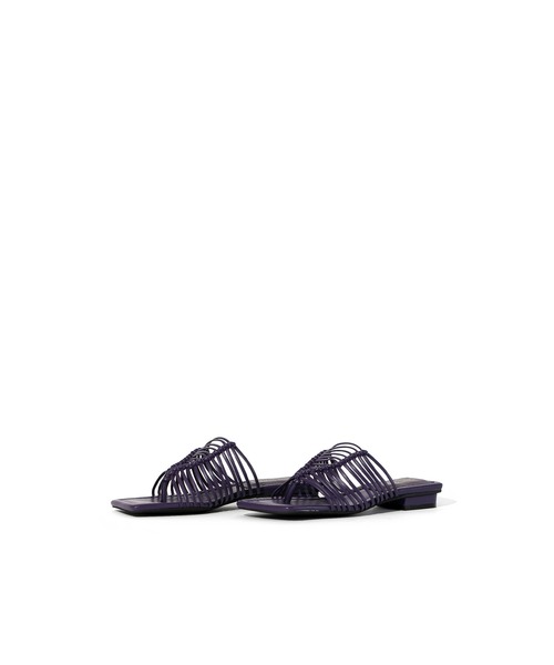 「Daniella&GEMMA」 フラットサンダル 40 アイボリー レディース_画像6