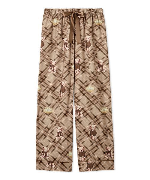SNIDEL HOME パジャマ ルームウェア Bearロングパンツ レディース