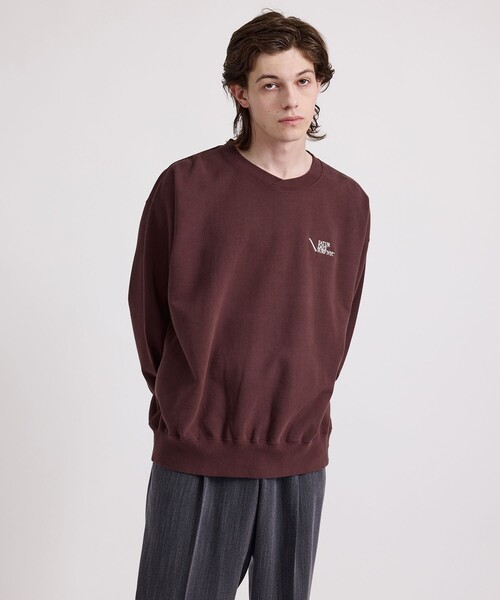 【ダークブラウン（20）】Bowery Loofah Collar Sweatshirt Bowery Loofah Collar Sweatshirt | Saturdays NYC