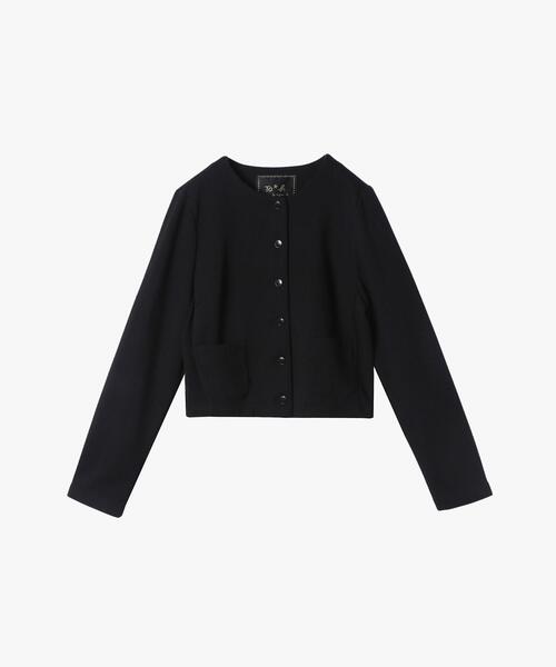 To b. by agnes ジャケット ノーカラージャケット 「Outlet」ノー
