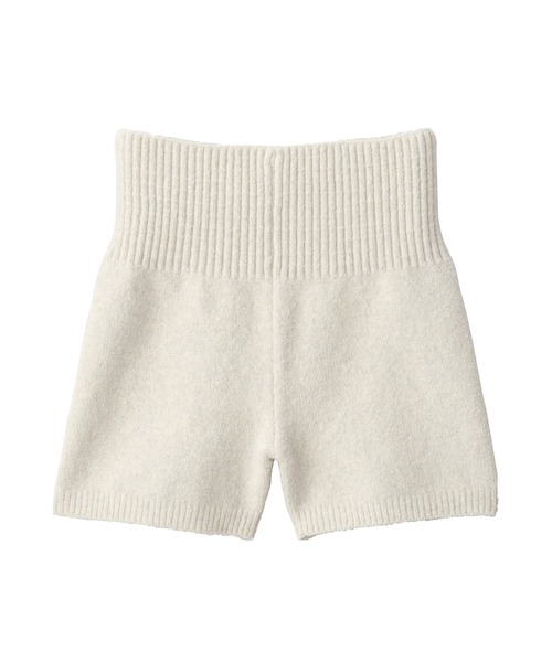 無印良品（MUJI） 婦人 コットン混もこもこニットオーバーパンツ