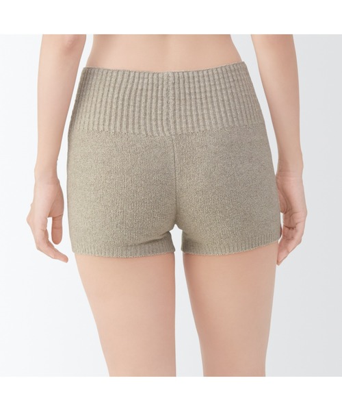 無印良品（MUJI） 婦人 コットン混もこもこニットオーバーパンツ