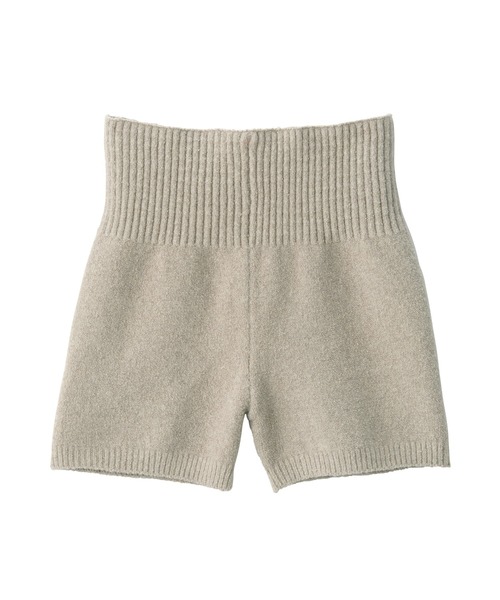 無印良品（MUJI） 婦人 コットン混もこもこニットオーバーパンツ