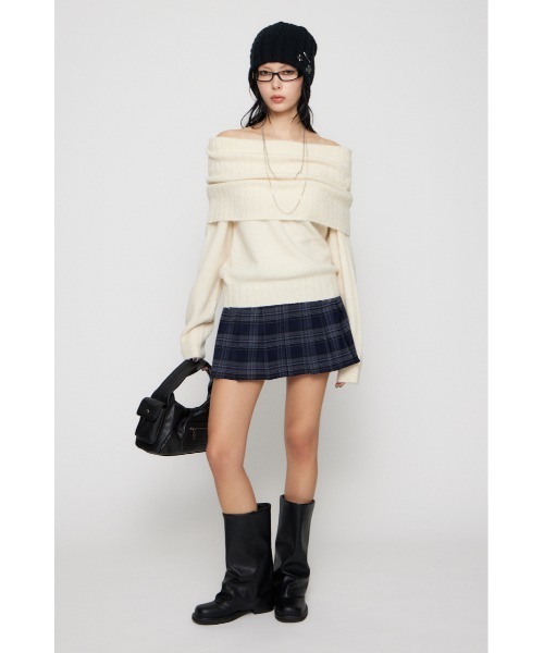 LAGUA GEM（ラグアジェム） スカート CHECK PLEATS 2PIECE スカート