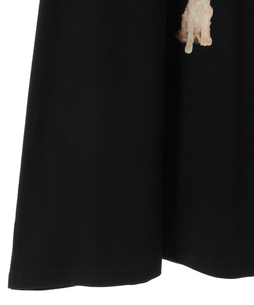 「Candy Stripper」 半袖カットソー FREE チャコール レディース_画像9