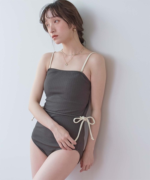 SEA DRESS（シードレス） 水着 バイカラードロストワンピース/水着